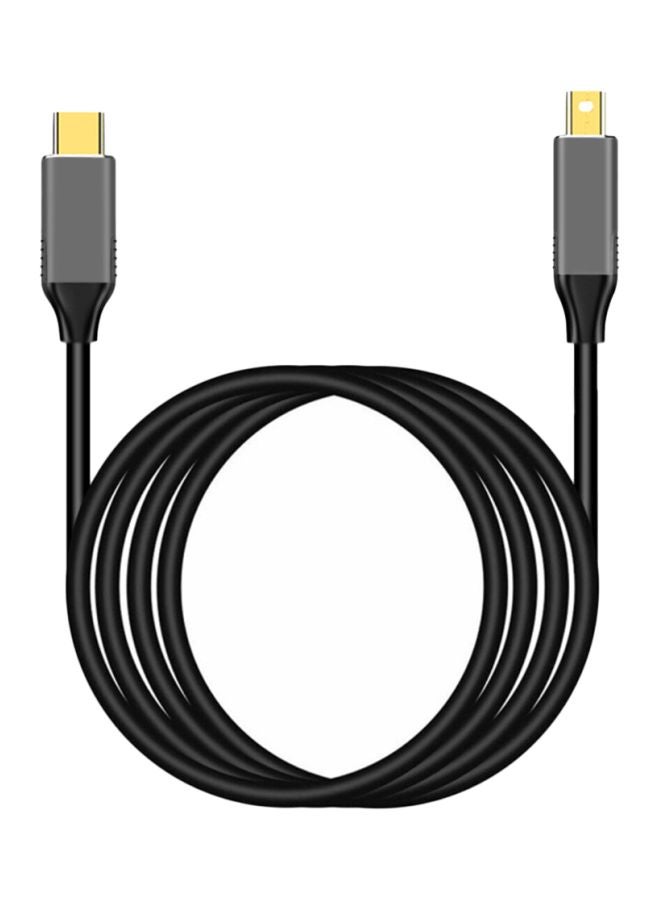 Generic - USB-C To Mini DisplayPort Adapter Black - Image 1