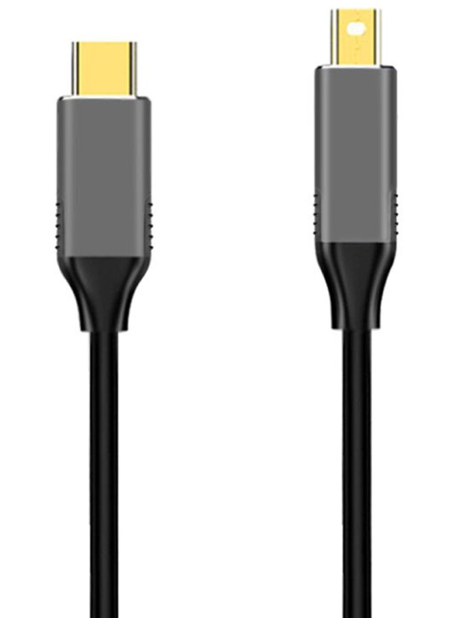 Generic - USB-C To Mini DisplayPort Adapter Black - Image 1