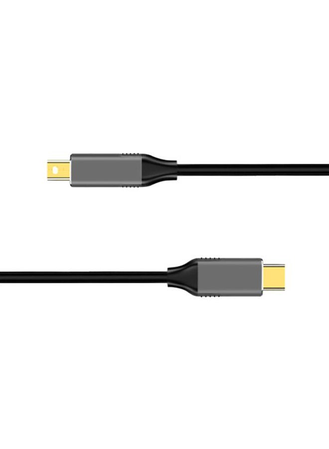 Generic - USB-C To Mini DisplayPort Adapter Black - Image 1