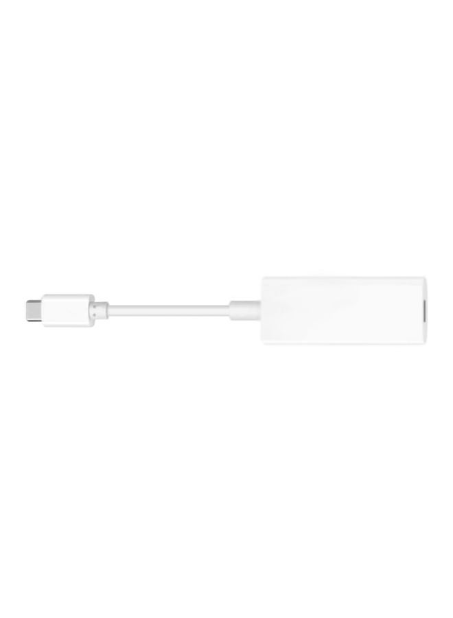 Generic - 3.1 Type C To Mini Displayport DP 4K Adapter For Apple MacBook White - Image 1