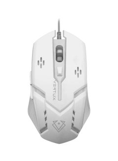 VERTUX Sensei Wired Optical Gaming Mouse White/Grey  - Image 1