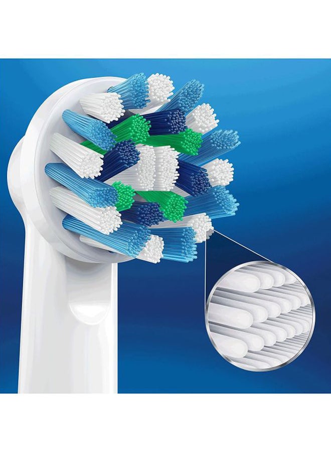 Oral-B - 2-Piece 3D White Replacement Heads Set White/Blue - Image 1
