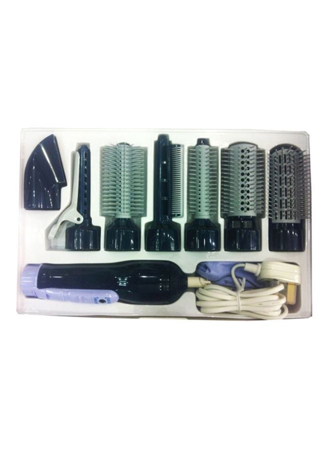 تيسكوم طقم تصفيف الشعر مكون من 7 قطع أسود - Image 1