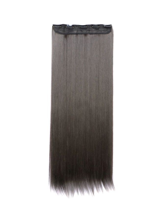 Extension Synthetic Straight Hair Wig Gradient Black/Red 70cm