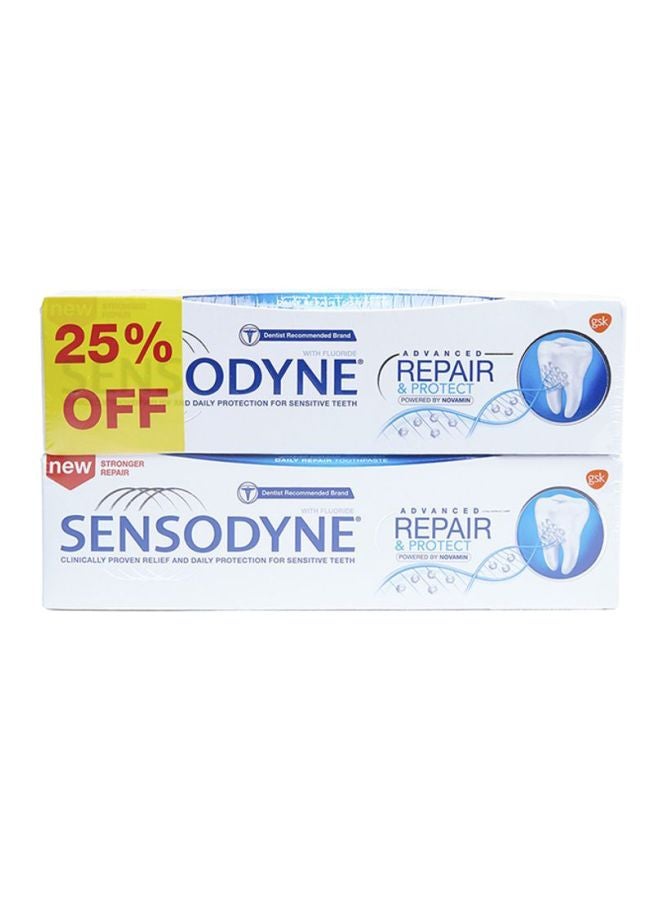 Sensodyne Pack Of 2 Advanced Repair And Protect Toothpaste 150ml - Image 1
