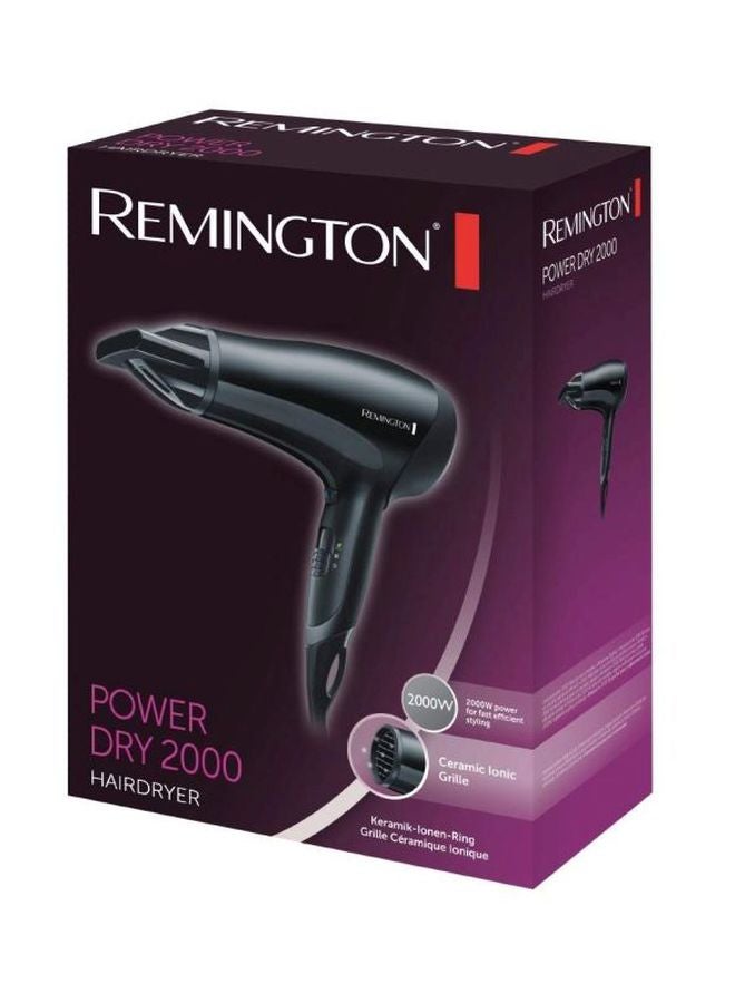 REMINGTON Power Dry 2000 Hair Dryer Black  - Image 5
