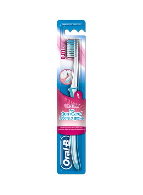 UltraThin Pro Gum Care Extra Soft Manual Toothbrush Multicolor