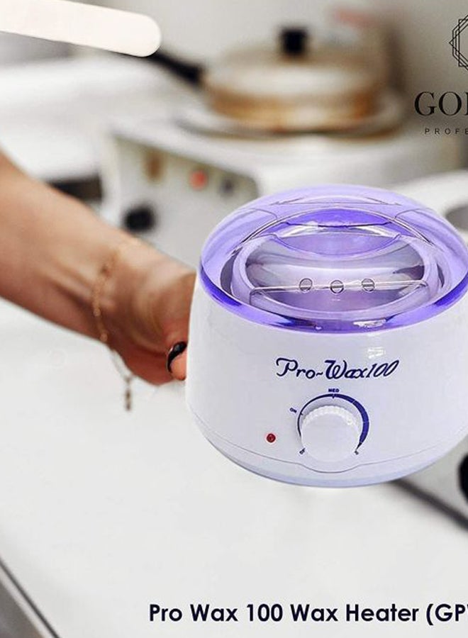 Pro-Wax100 Pack Of 3 Wax Machine With Hot Wax Bags White/Purple - Image 3
