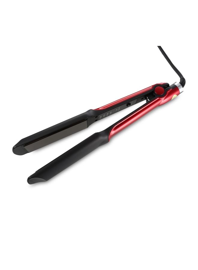 Kemei - KM-531 Adjustable Flat Iron Hair Straightener Black/Red 417grams - Image 1