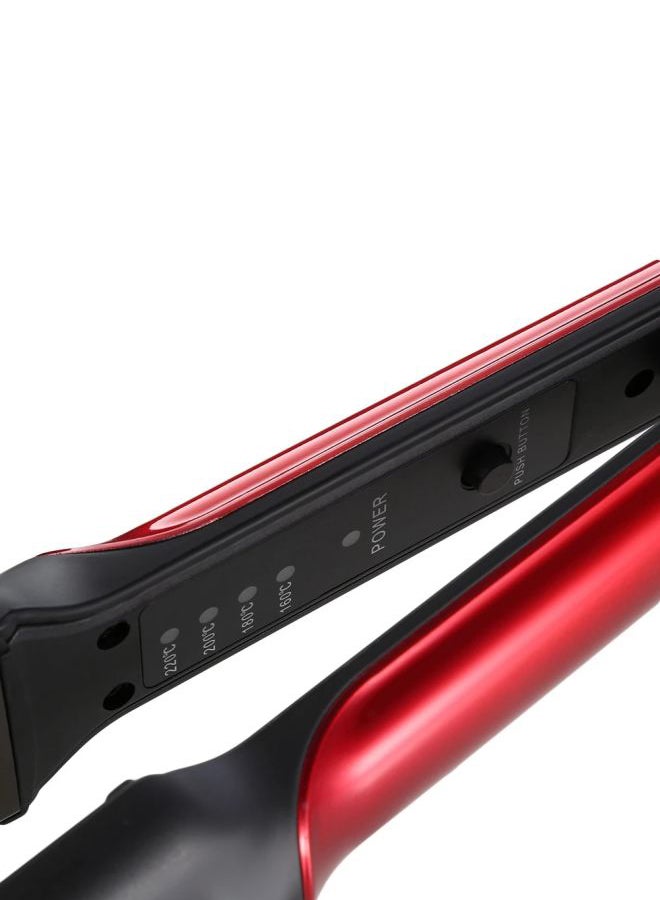 Kemei - KM-531 Adjustable Flat Iron Hair Straightener Black/Red 417grams - Image 1