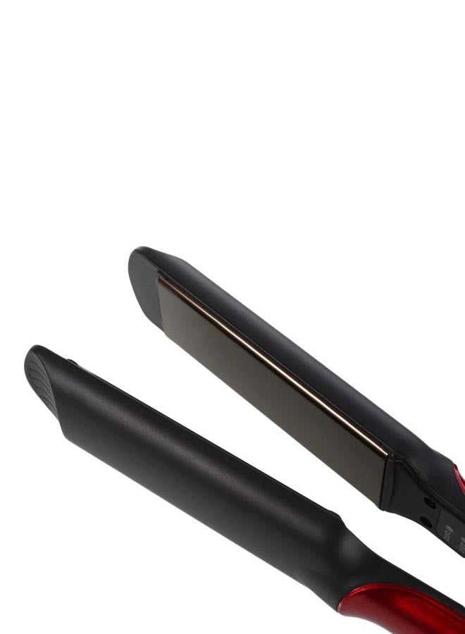 Kemei - KM-531 Adjustable Flat Iron Hair Straightener Black/Red 417grams - Image 1