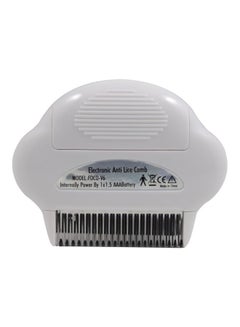ENERGY COSMETICS Anti-Lice Electronic Comb White/Black 12.1x3.6x12.1cm  - Image 2