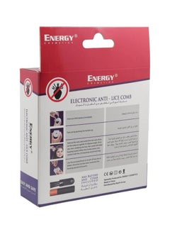 ENERGY COSMETICS Anti-Lice Electronic Comb White/Black 12.1x3.6x12.1cm  - Image 4