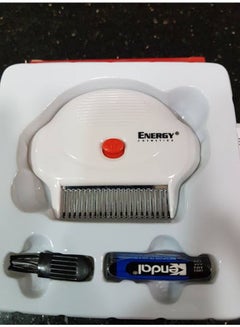 ENERGY COSMETICS Anti-Lice Electronic Comb White/Black 12.1x3.6x12.1cm  - Image 5