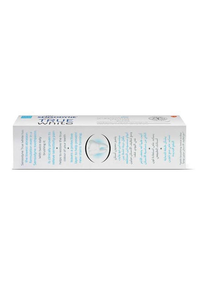 Sensodyne Specialist Whitening Toothpaste For Sensitive Teeth True White Mint 75ml - Image 3