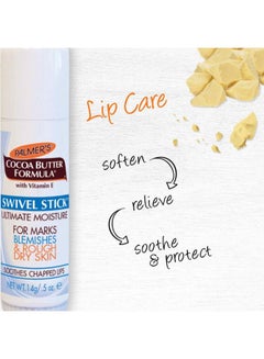 PALMER'S Pack Of 6 Cocoa Butter Formula Swivel Stick Lip Moisturizer 84grams  - Image 4