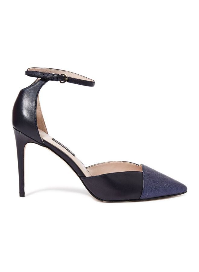 NINE WEST Trombly High Heel Sandals Navy/Black  - Image 2