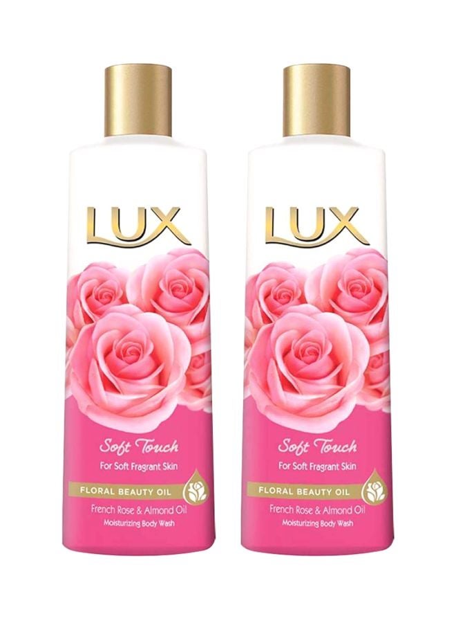 Lux Pack Of 2 Soft Touch Moisturizing Body Wash 2x250ml - Image 1