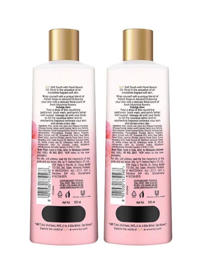 Lux Pack Of 2 Soft Touch Moisturizing Body Wash 2x250ml - Image 2