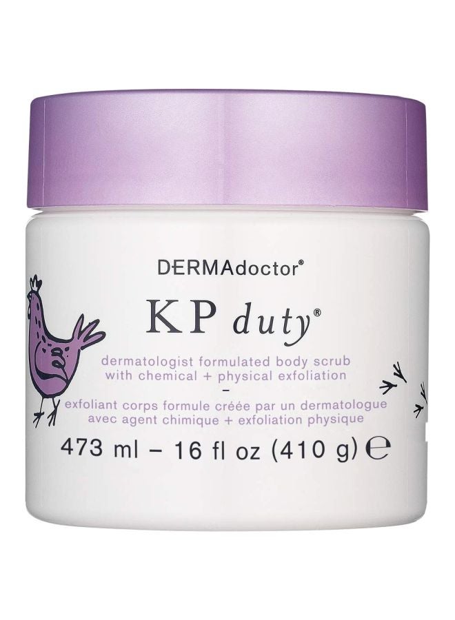 DERMAdoctor - KP Duty Dermatologist Formulated Body Scrub 473ml - Image 1