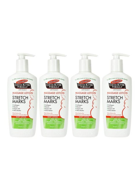 Pack Of 4 Stretch Marks Body Lotion 250ml