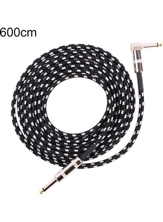 Generic 3/6m Professional Electric Guitar Braided Cable Cord - Image 1