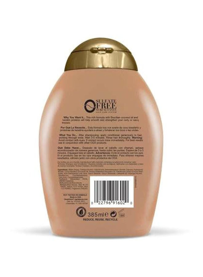 Ogx Ever Straight Brazilian Keratin Therapy Shampoo 385ml - Image 2