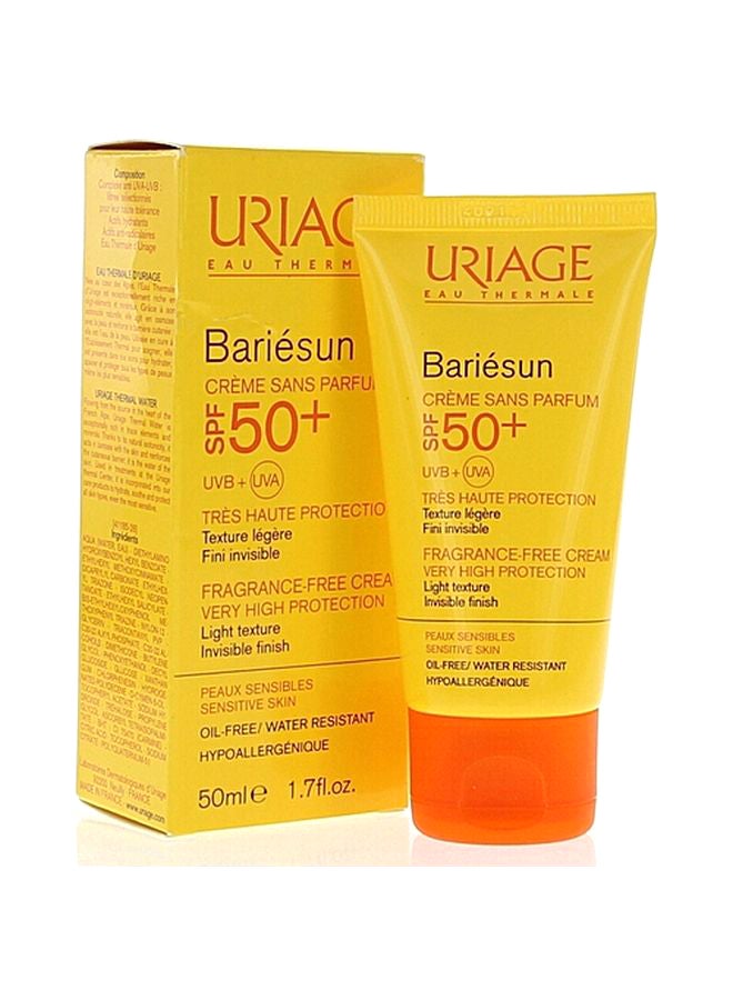 كريم باريسن الخالي من العطور بعامل وقاية من الشمس SPF 50+ 50ملليلتر