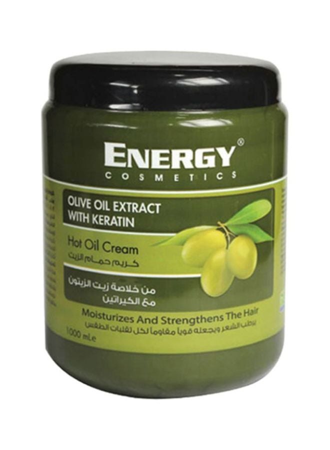 إنيرجي كوزماتيكس كريم زيت بكيراتين زيت الزيتون الساخن 1000ملليلتر