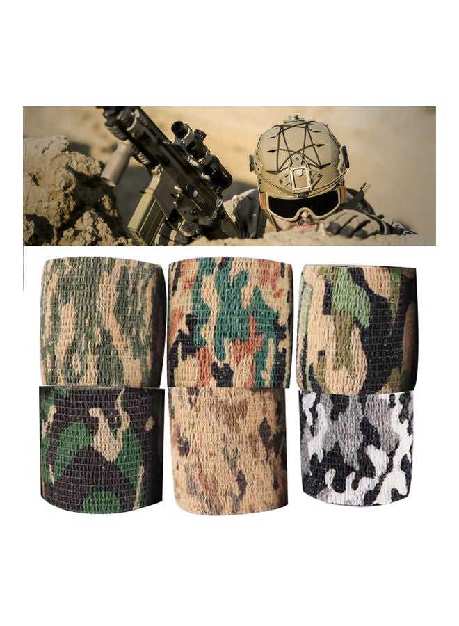 Generic 6-Pics Camo Camouflage Tape Bandage Hunt Rifle Wrap 20*10*20cm - Image 1