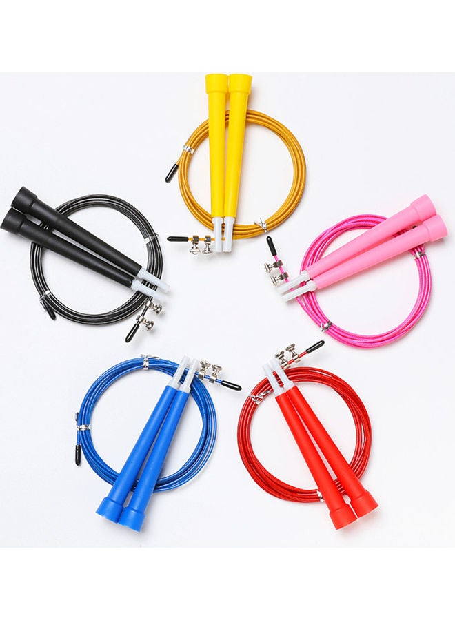 Generic - 300cm Adjustable Steel Speed Skipping Jump Rope with Ball Bearing Workout Tool 20*10*20cm - Image 1