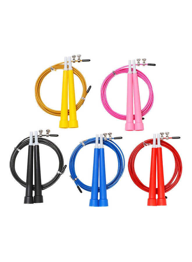 Generic - 300cm Adjustable Steel Speed Skipping Jump Rope with Ball Bearing Workout Tool 20*10*20cm - Image 1