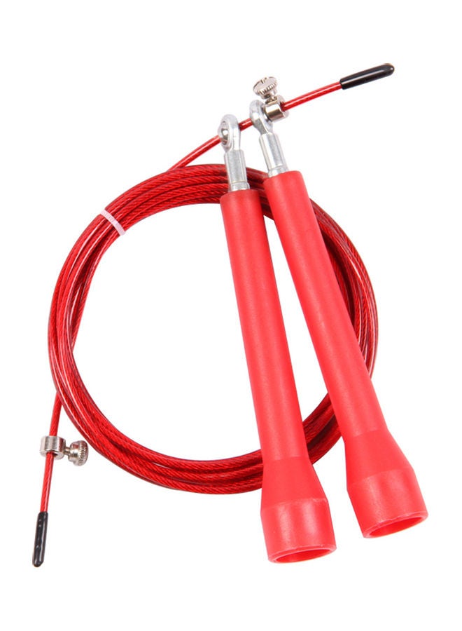 Generic - 300cm Adjustable Steel Speed Skipping Jump Rope with Ball Bearing Workout Tool 20*10*20cm - Image 1