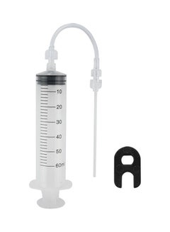 Bike Tubeless Sealant Injector Cycling Tubeless Sealant Injector with Valve Core Removal Tool Compatible with Presta Valve 15*6*8cm