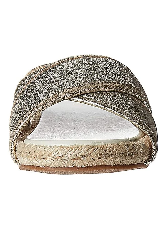 NINE WEST Yamuna Slides Silver