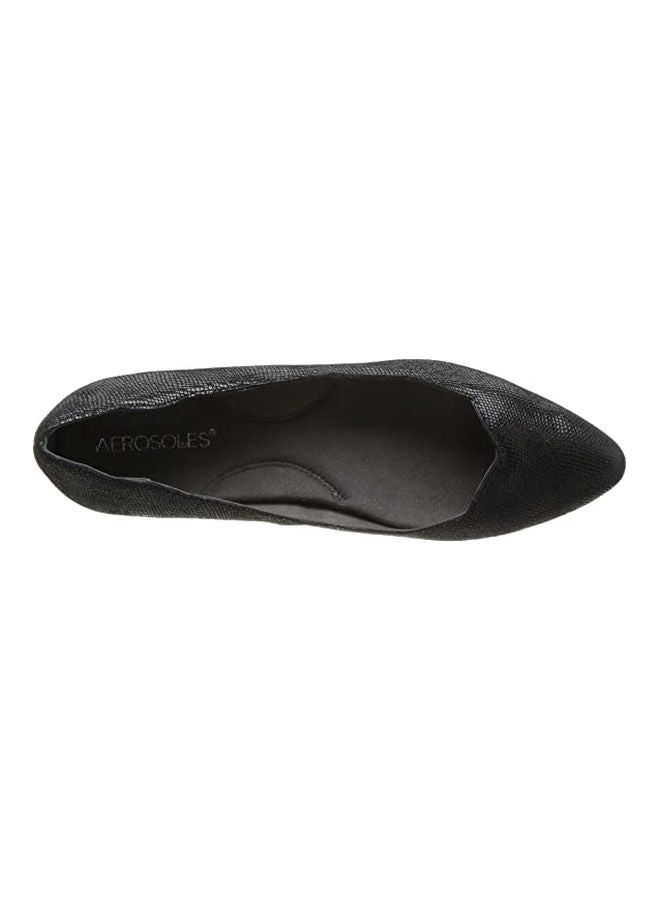 AEROSOLES Flower Girl Slip On Shoes Black  - Image 3