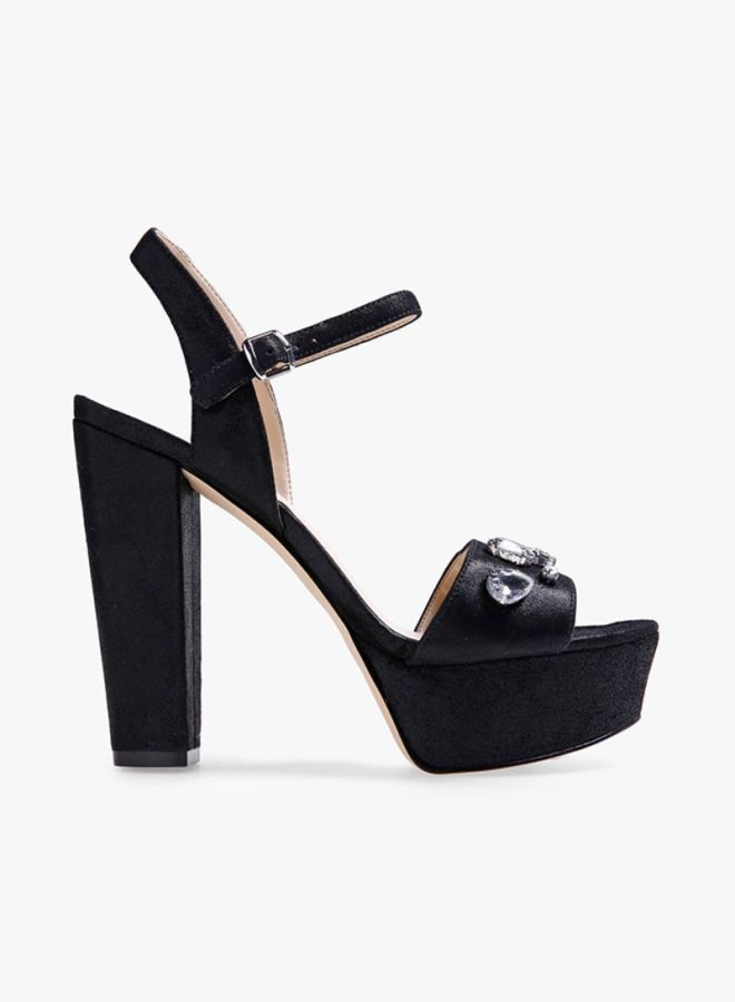 NINE WEST Caemelina High-Heel Sandals Black - Image 4
