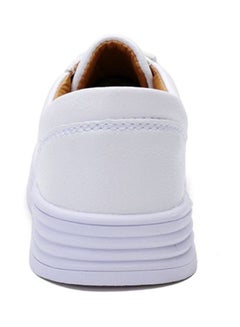 HUSK'SWARE Textured Low-Top Sneakers White  - Image 4