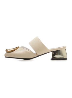 HUSK'SWARE Leather Slip-On Mule White  - Image 2