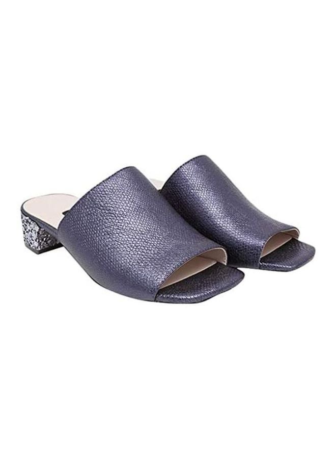 NINE WEST - Raydon Low Heel Mule Blue - Image 1