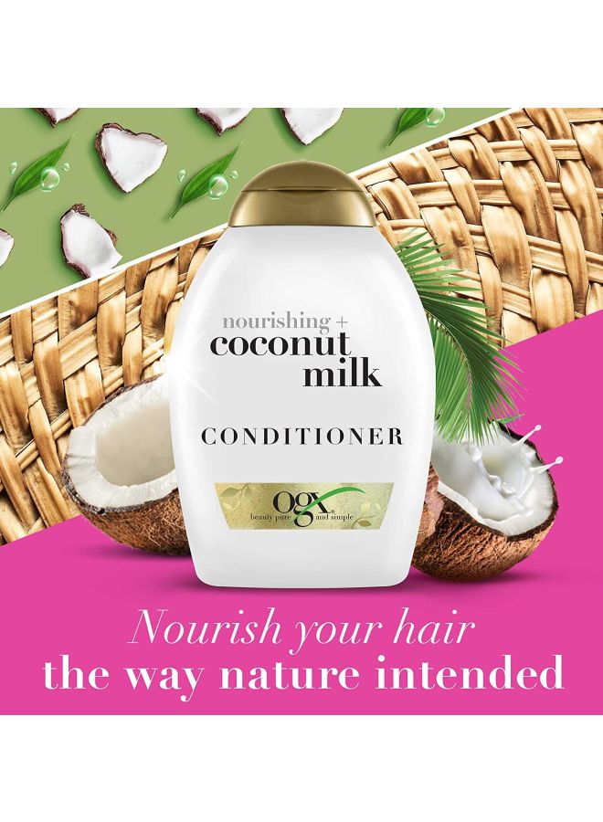 Ogx Nourishing Plus Coconut Milk Conditioner 385ml  - Image 2