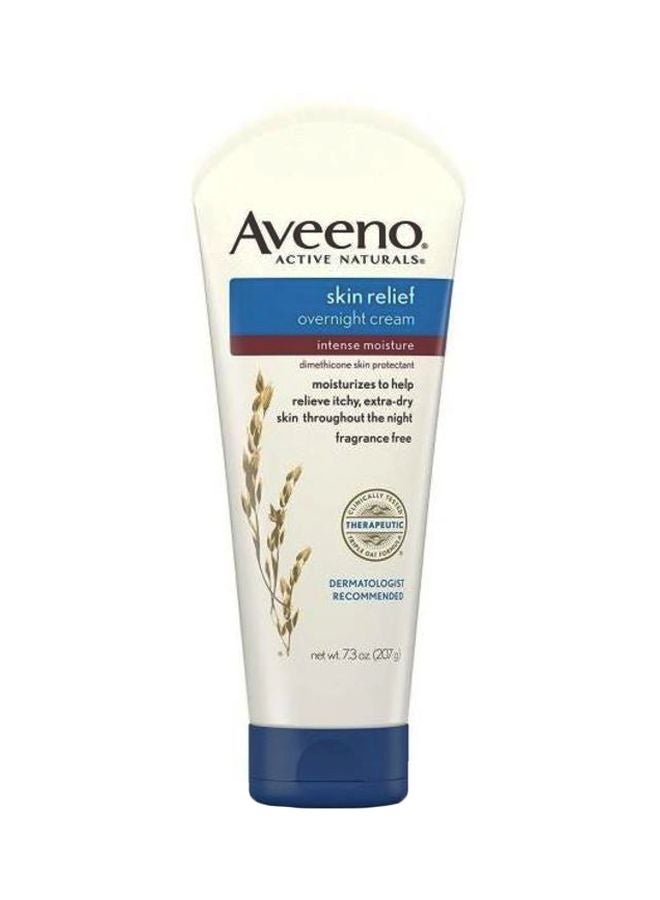 Aveeno 3-Piece Intense Moisture Skin Relief Overnight Cream 3x 207grams - Image 1