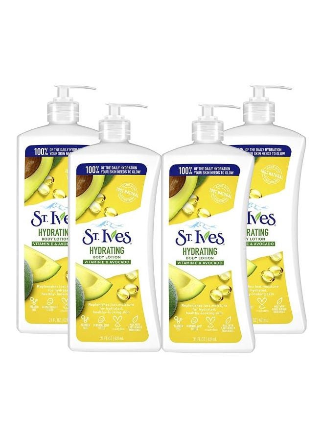 ST. Ives Pack Of 4 Hydrating Body Lotion 2484ml - Image 1