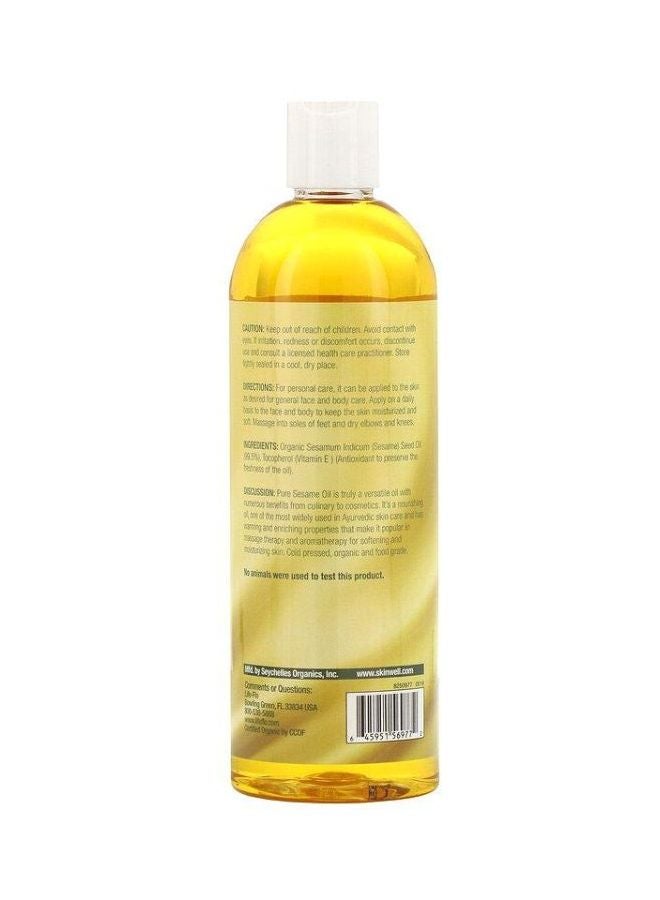 Life-flo Cold Pressed Pure Sesame Oil 473ml  - Image 2