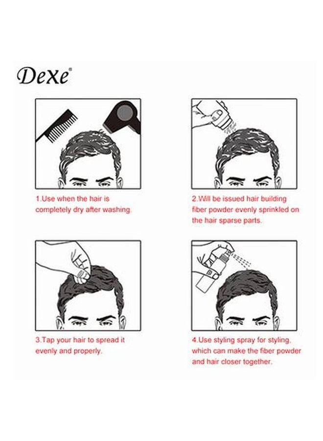 Dexe - Hair Building Fiber Powder 02. Dark Brown 22grams - Image 1