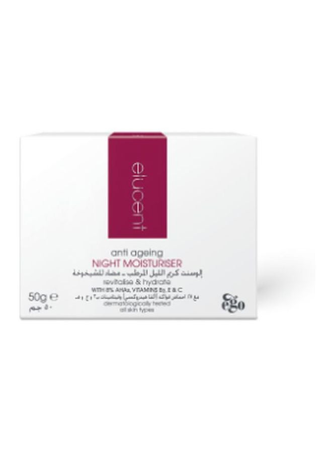 Ego - Elucent Anti Ageing Night Moisturiser 50grams - Image 1