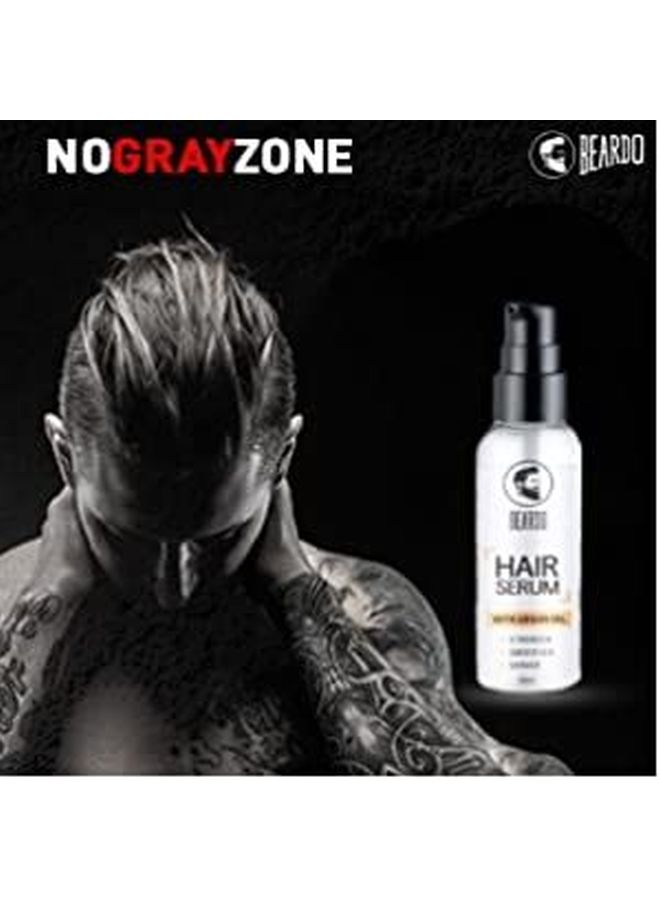 BEARDO Godfather Beard Oil Lite With Hair Serum Beard Oil 30, Hair Serum With Argan Oil 50ml - Image 4