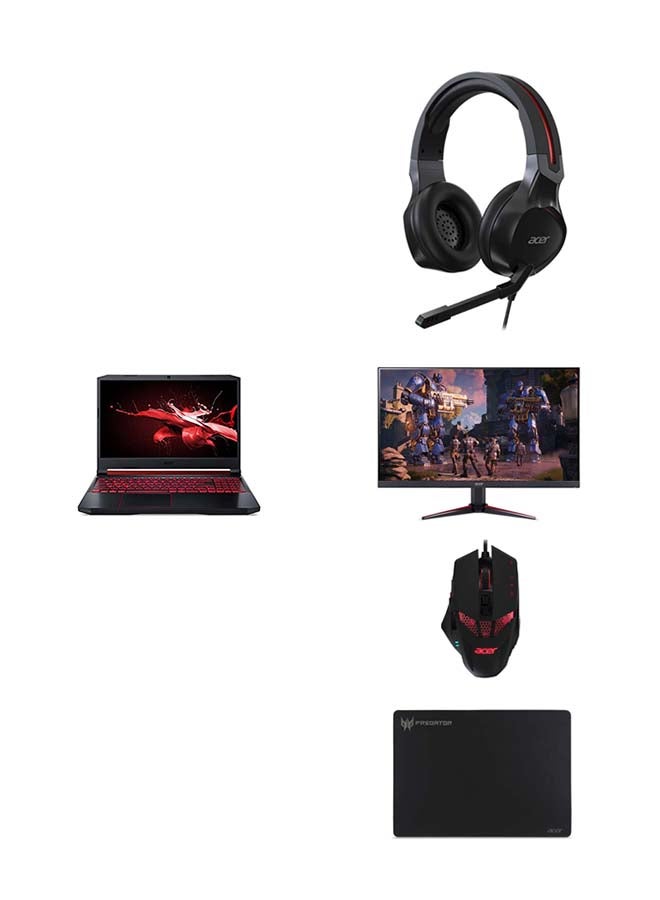 Nitro 5 AN515 Gaming Notebook With 15.6-Inch Display, 10th Gen Core i7 Processer/16GB RAM/1TB SSD/4GB Nvidia GTX1650 Graphics Card Black