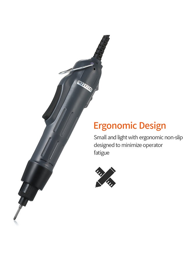 Generic Industrial Electric Screwdriver Adjustable Torque Electrical Screwdriver Powered Screw Driver High Precision Torque Electric Screwdriver with Power Supply Plug multicolor 29.0x11.0x5.5cm  - Image 5