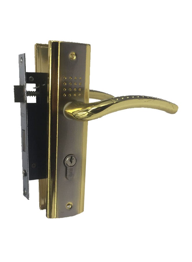 Iron aluminum door handle set silver/gold 58mm Multicolour 58mm - Image 1